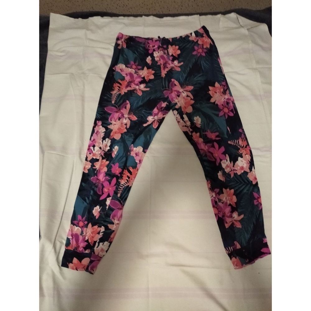 Joggers Women's Multi-color EUC Floral Print